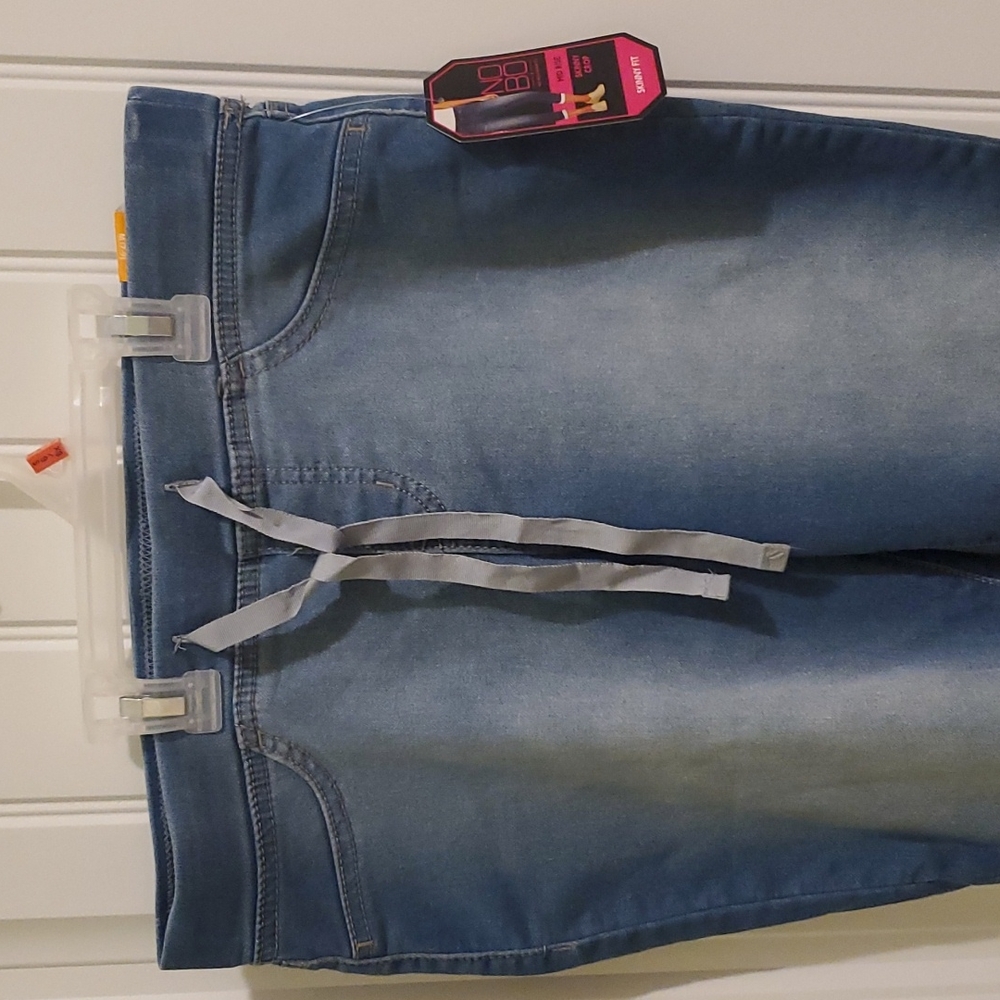 Skinny crop jean leggings